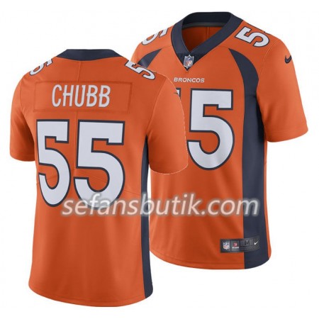 Denver Broncos Tröjor Bradley Chubb 55 Nike Orange - Herr Denver Broncos Tröjor Bradley Chubb 55 Nike Orange - Herr